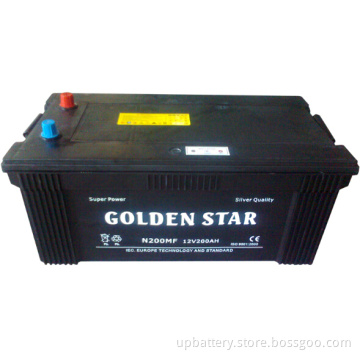 Sealed Maintenance Free Automotive Starter Batteries N200mf 12V 200ah